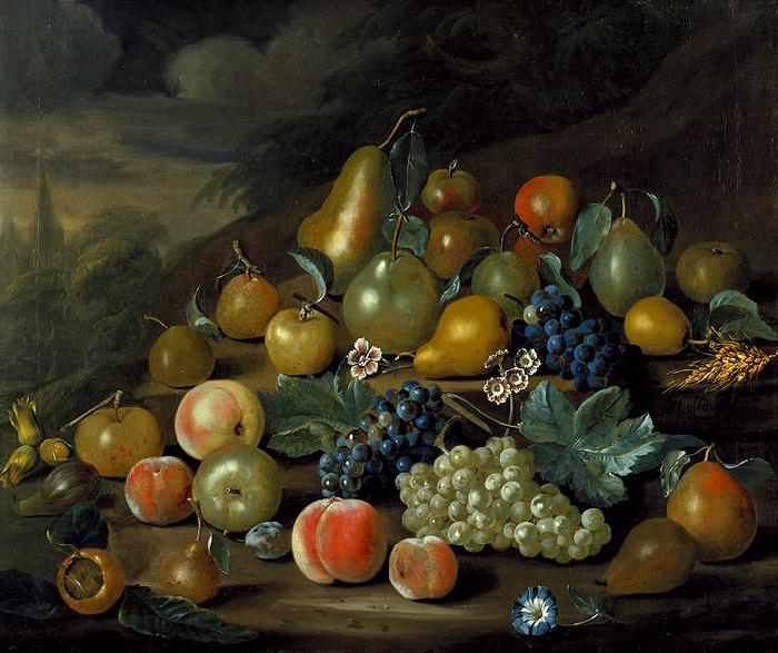 Pearson, Joseph Jr. Peaches and Grapes oil painting image